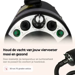 Captain Pup's Professionele Hondenföhn Met 4 Opzetstukken - Bijgeleverde Hondenborstel - Waterblazer Voor Honden - Zwart -Dog Supplies 1200x1200 5