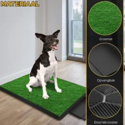 Toivo HondenToilet Kunstgras - Zwart - Geurafstotend - 62 X 49 X 6.6 CM - Honden Wc Outdoor - Zindelijkheidstraining Hond - Puppy Pads - Dierentoilet -Dog Supplies 1200x1200 522