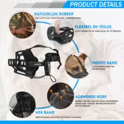 Sharon B Muilkorf Hond - Zwart - XL - Comfortabel - Snuitomtrek 34 Tot 37 Cm - Voor Grote Honden 13 Sharon B Muilkorf Hond - Zwart - XL - Comfortabel - Snuitomtrek 34 Tot 37 Cm - Voor Grote Honden -Dog Supplies 1200x1200 539