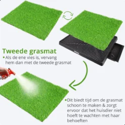 AWEMOZ Hondentoilet Kunstgras - Met 2 Matten En Opvangbak - 64x52x7,5cm - Puppy Pads - Zindelijkheidstraining Hond - Training Pads - Indoor / Outdoor Honden Toilet 11 AWEMOZ Hondentoilet Kunstgras - Met 2 Matten En Opvangbak - 64x52x7,5cm - Puppy Pads - Zindelijkheidstraining Hond - Training Pads - Indoor / Outdoor Honden Toilet -Dog Supplies 1200x1200 592