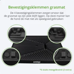AWEMOZ Hondentoilet Kunstgras - Met 2 Matten En Opvangbak - 64x52x7,5cm - Puppy Pads - Zindelijkheidstraining Hond - Training Pads - Indoor / Outdoor Honden Toilet 16 AWEMOZ Hondentoilet Kunstgras - Met 2 Matten En Opvangbak - 64x52x7,5cm - Puppy Pads - Zindelijkheidstraining Hond - Training Pads - Indoor / Outdoor Honden Toilet -Dog Supplies 1200x1200 597
