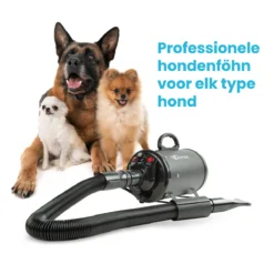 Qumax Professionele Hondenföhn Met 4 Opzetstukken – Waterblazer Voor Honden – Stil Design – Compact En Modern - Zwart -Dog Supplies 1200x1200 60