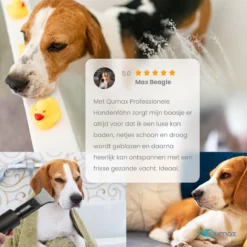 Qumax Professionele Hondenföhn Met 4 Opzetstukken – Waterblazer Voor Honden – Stil Design – Compact En Modern - Zwart -Dog Supplies 1200x1200 63