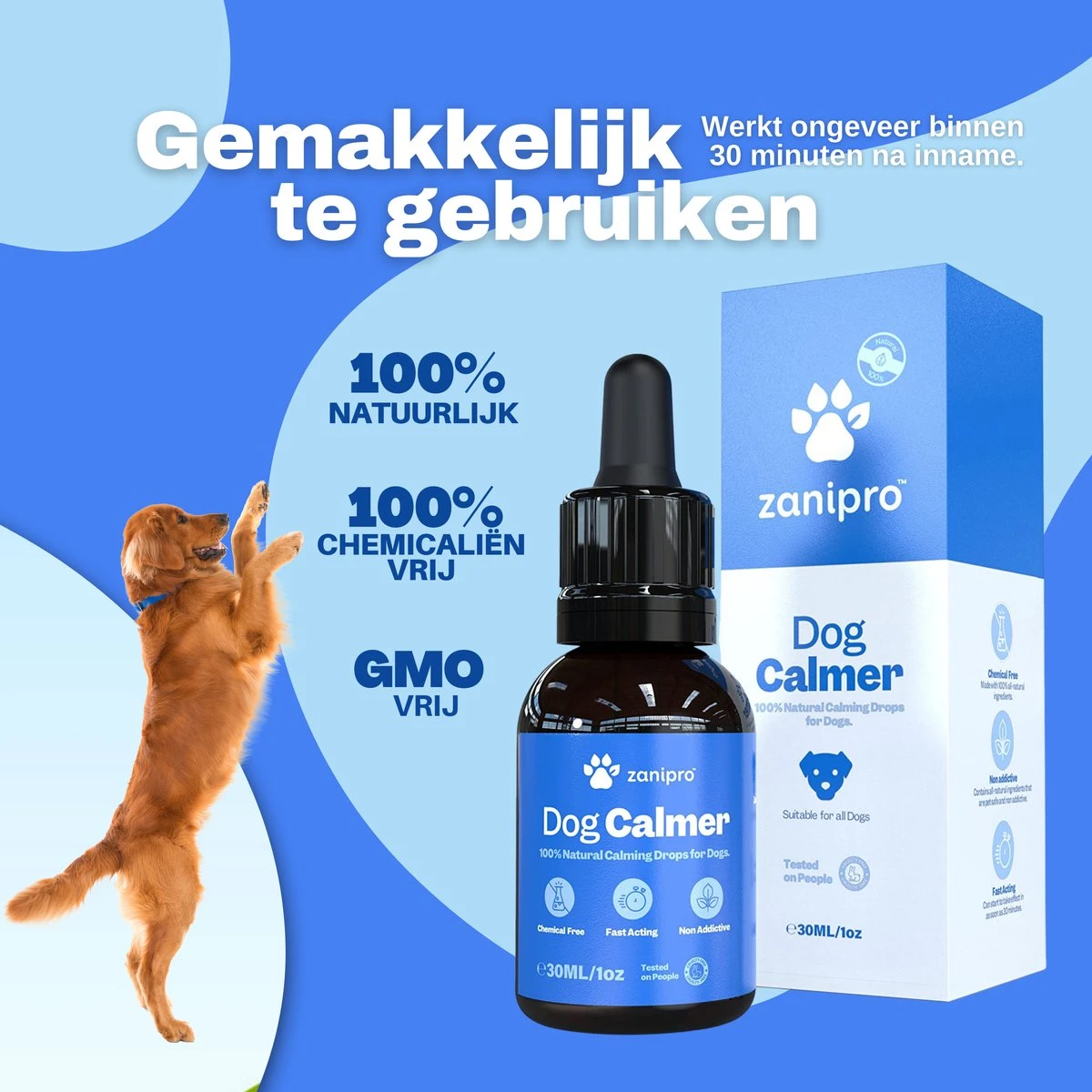 Aerend - Kalmerende Druppels Voor Honden - Zanipro® 30ml - Ontspanning En Antistress Middel Om Gedragsproblemen Te Verlichten - 100% Natuurlijk Uit Het Verenigd Koninkrijk - Met Ashwagandha & Valeriaan - No-stress - Voor Thuis En Onderweg 2 Aerend - Kalmerende Druppels Voor Honden - Zanipro® 30ml - Ontspanning En Antistress Middel Om Gedragsproblemen Te Verlichten - 100% Natuurlijk Uit Het Verenigd Koninkrijk - Met Ashwagandha & Valeriaan - No-stress - Voor Thuis En Onderweg - Afbeelding 2