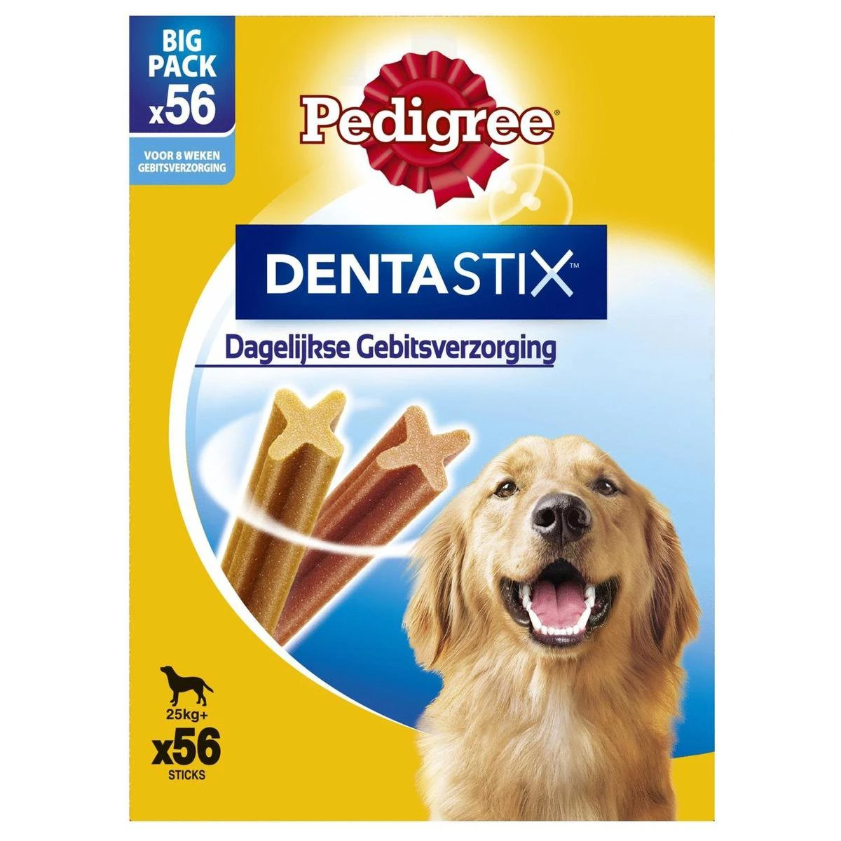 Pedigree Dentastix Kauwstaven - Gebitsverzorgende Hondensnacks - Maxi - 56 Stuks 1 Pedigree Dentastix Kauwstaven - Gebitsverzorgende Hondensnacks - Maxi - 56 Stuks