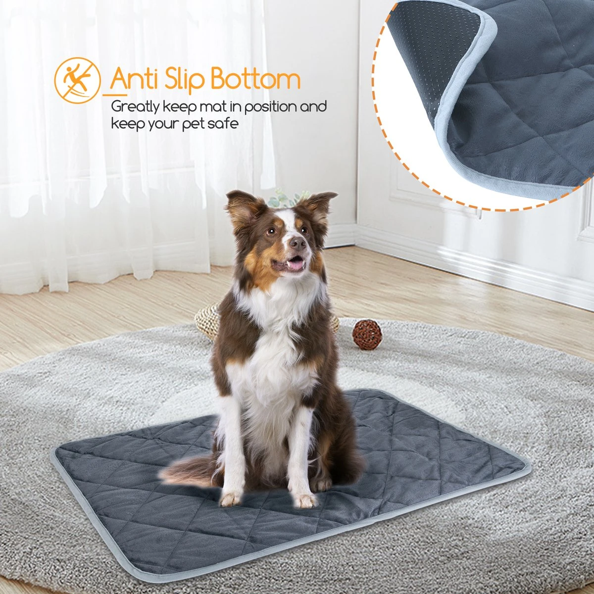 Nobleza Vetbed - Warmtemat - M - Voor Honden En Katten - 60x45cm 6 Nobleza Vetbed - Warmtemat - M - Voor Honden En Katten - 60x45cm - Afbeelding 6