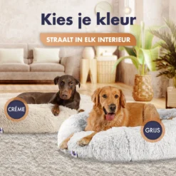 Pet Perfect Donut Hondenmand XXL - 100cm - Fluffy Hondenkussen - Hondenbed - Créme/Bruin 15 Pet Perfect Donut Hondenmand XXL - 100cm - Fluffy Hondenkussen - Hondenbed - Créme/Bruin -Dog Supplies 1200x1200 795