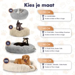 Pet Perfect Donut Hondenmand XXL - 100cm - Fluffy Hondenkussen - Hondenbed - Créme/Bruin 16 Pet Perfect Donut Hondenmand XXL - 100cm - Fluffy Hondenkussen - Hondenbed - Créme/Bruin -Dog Supplies 1200x1200 796