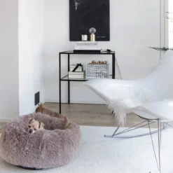 District 70 FUZZ - Hondenmand Comfortabel En Zacht Pluche - Zand, Oudroze, Donkergrijs En Lichtgrijs In S/M/L/XL - Maat: Medium, Kleur: Zand -Dog Supplies 1200x1200 854