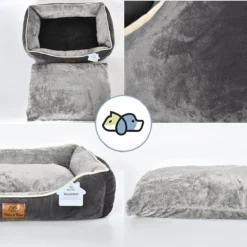 Bella & Balu Hondenbed - Verschillende Maten Voor Kleine, Middelgrote En Grote Honden | XS | Hondenbank Inclusief Verwijderbaar Honden Kussen - Pluizig, Warm, Wasbaar, Gewatteerd -Dog Supplies 1200x1200 857