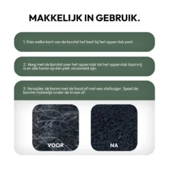 STACK Huisdierhaar Verwijderaar | Rubber - Pluizenborstel - Ontpluizer - Meubelborstel - Ontharingsborstel - Kledingborstel - Hondenhaar En Kattenhaar Verwijderen - Haarverwijderaar - Haren Verwijderen - Honden En Katten Borstel - Hondenkam -Dog Supplies 1200x1200 88