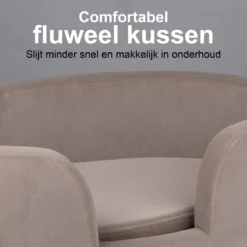 Maxxpro Pet Bed - Huisdieren Tot 80KG - Zacht Fluwelen Kussen - Verhoogd Katten- En Hondenbed - Grijs - 60,5 X 40,5 X 23,5 Cm -Dog Supplies 1200x1200 893