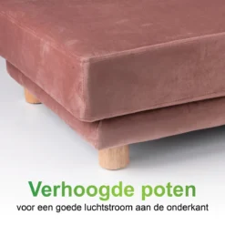 Maxxpro Katten- En Hondenbank - Roze - Verhoogd Met Houten Poten - Fluweel Materiaal - 90 X 44 X 34 CM - Huisdieren Tot 80 KG 9 Maxxpro Katten- En Hondenbank - Roze - Verhoogd Met Houten Poten - Fluweel Materiaal - 90 X 44 X 34 CM - Huisdieren Tot 80 KG -Dog Supplies 1200x1200 896