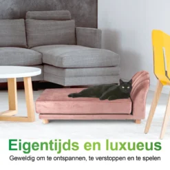 Maxxpro Katten- En Hondenbank - Roze - Verhoogd Met Houten Poten - Fluweel Materiaal - 90 X 44 X 34 CM - Huisdieren Tot 80 KG 10 Maxxpro Katten- En Hondenbank - Roze - Verhoogd Met Houten Poten - Fluweel Materiaal - 90 X 44 X 34 CM - Huisdieren Tot 80 KG -Dog Supplies 1200x1200 897