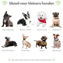 Paws & Claws - Hondenhek –Deurhekje - Dog Barrier - 154,5 X 61 Cm - Opvouwbaar - Zwart -Dog Supplies 1200x1200 963