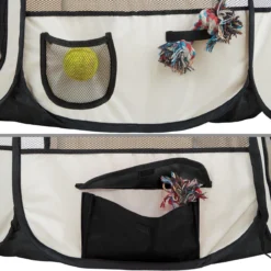 Dailyibed Opvouwbare Puppyren - Zwart - 115x115x58 Cm - Incl. Draagtas - Incl. Voederbak 18 Dailyibed Opvouwbare Puppyren - Zwart - 115x115x58 Cm - Incl. Draagtas - Incl. Voederbak -Dog Supplies 1200x1200 986