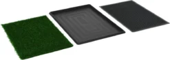 VidaXL Huisdierentoilet Met Bak En Kunstgras 76x51x3 Cm Groen -Dog Supplies 1200x429