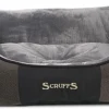Hondenmand Zacht En Stevig, Anti-Slip En Wasbaar - Scruffs Chester Box Bed - In Grijs En Bruin In Maat S Tot XL - Kleur: Grijs, Maat: Medium