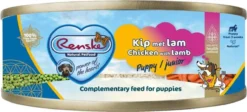 24x Renske Blik Vers Gestoomd Complete Menu Puppy Kip - Lam 95 Gr