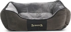 Hondenmand Zacht En Stevig, Anti-Slip En Wasbaar - Scruffs Chester Box Bed - In Grijs En Bruin In Maat S Tot XL - Kleur: Grijs, Maat: Medium -Dog Supplies 1200x545 2