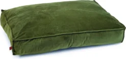 Designed By Lotte Nalino - Hondenkussen - Fluweel - Groen - 100x70x15 Cm
