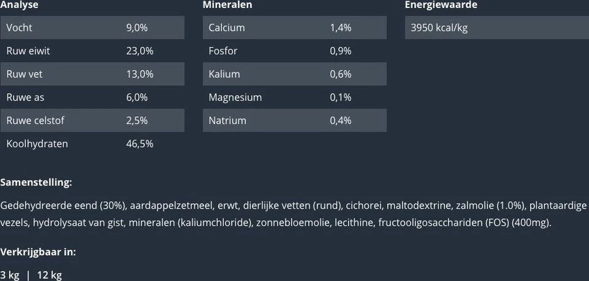 Prins Procare Graanvrij Sensible Hypoallergic - 12 KG 6 Prins Procare Graanvrij Sensible Hypoallergic - 12 KG - Afbeelding 6