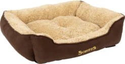 Comfortabele Zacht Gevoerde Hondenmand - Scruffs Cosy - Grijs, Bruin Of Beige - Maat S/M/L/XL - Kleur: Grijs, Maat: Medium -Dog Supplies 1200x624 1