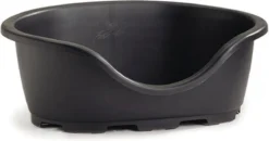 Strong Hondenmand Hondenbed Kunststof PVC 77 Cm Zwart