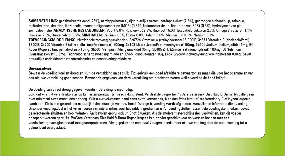 Prins Procare Huid & Darm Hypo Gevogelte - Hondenvoer - 15 Kg 6 Prins Procare Huid & Darm Hypo Gevogelte - Hondenvoer - 15 Kg - Afbeelding 6