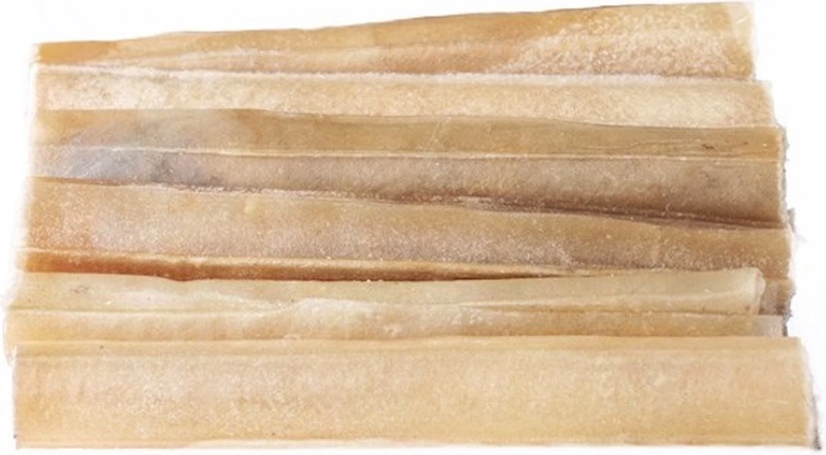 Rawhide Geperste Staaf 12,5 Cm 50 Stuks 1 Rawhide Geperste Staaf 12,5 Cm 50 Stuks