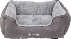 Comfortabele Zacht Gevoerde Hondenmand - Scruffs Cosy - Grijs, Bruin Of Beige - Maat S/M/L/XL - Kleur: Grijs, Maat: Medium -Dog Supplies 1200x664
