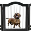 Paws & Claws - Hondenhek –Deurhekje - Dog Barrier - 154,5 X 61 Cm - Opvouwbaar - Zwart