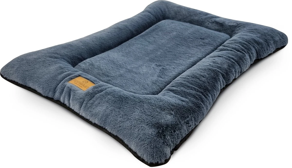 Topmast Soft Pluche Benchmat - Comfort Benchkussen - Grijs - Small - 61 X 46 X 6 Cm - Voor Honden - Hondenkussen 1 Topmast Soft Pluche Benchmat - Comfort Benchkussen - Grijs - Small - 61 X 46 X 6 Cm - Voor Honden - Hondenkussen