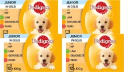 Pedigree Pouch Junior Multipack - Hondenvoer - 4 X 12x100 G 5 Pedigree Pouch Junior Multipack - Hondenvoer - 4 X 12x100 G -Dog Supplies 1200x701 1