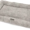 Scruffs Cosy Benchkussen - Superzacht Hondenkussen Met Anti-slip Onderkant - Imitatie Suède - Grijs - M - 90 X 60 Cm