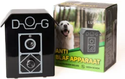 Merkloos Anti Blaf Apparaat Voor Honden - Alternatief Voor De Anti Blafband - Inclusief 9v Batterij & Nederlandse Handleiding - Diervriendelijk - Zonder Schok - Blafband Voor Honden - Zwart