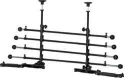 Hondenrek Auto - Hondenrek - Autorek Hond - Bagagerek - Verstelbaar - Staal - Zwart