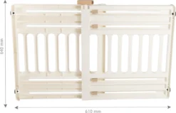 Iris Ohyama Huisdier Bariere PBR-600 - Kunststof - Wit/Beige - Uitschuifbaar -Dog Supplies 1200x774 2