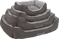 Comfortabele Zacht Gevoerde Hondenmand - Scruffs Cosy - Grijs, Bruin Of Beige - Maat S/M/L/XL - Kleur: Grijs, Maat: Medium -Dog Supplies 1200x792