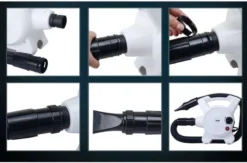 Hondenfohn - Waterblazer Met Draaiknop - 2400W Vermogen Met Warme En Koude Stand - Wit -Dog Supplies 1200x793