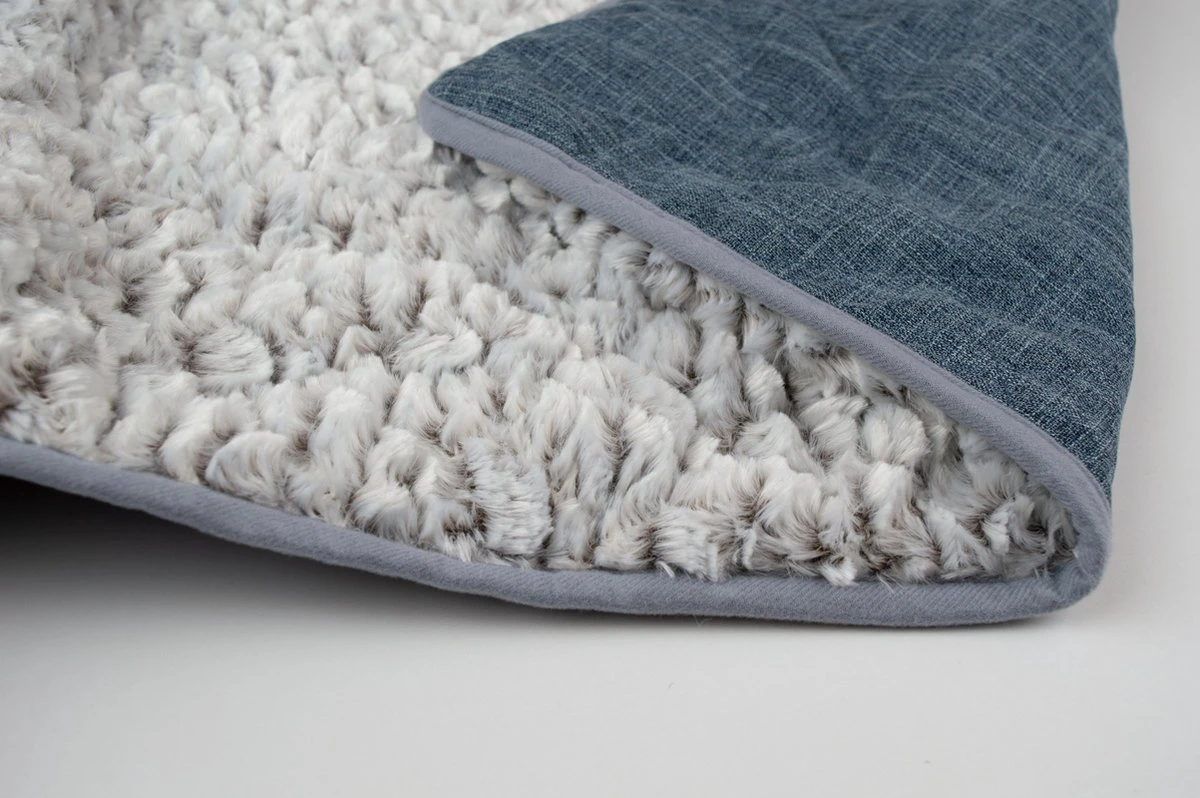 Cannie NEW Comfortabele - Hondenmand - Hondenbed - Warme Winter - 60*50*16 - Blauw 3 Cannie NEW Comfortabele - Hondenmand - Hondenbed - Warme Winter - 60*50*16 - Blauw - Afbeelding 3