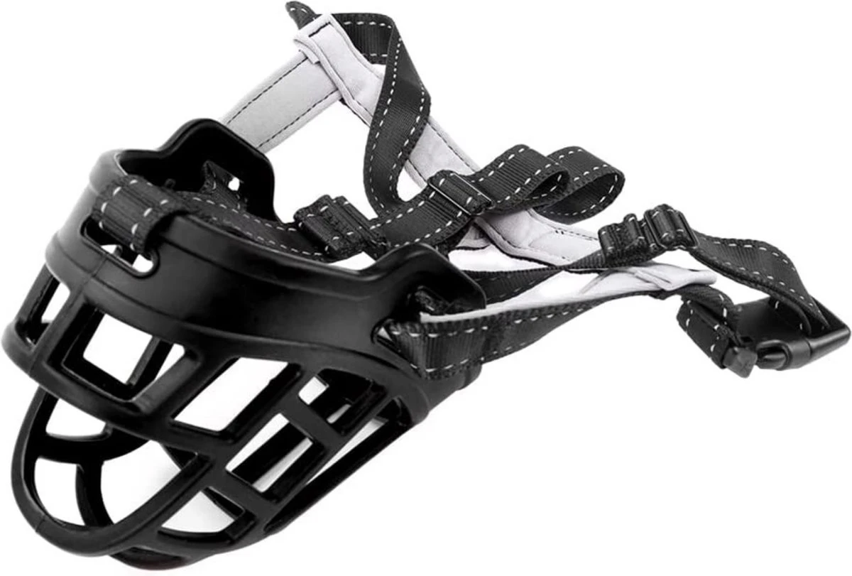 Sharon B Muilkorf Hond - Zwart - XL - Comfortabel - Snuitomtrek 34 Tot 37 Cm - Voor Grote Honden 5 Sharon B Muilkorf Hond - Zwart - XL - Comfortabel - Snuitomtrek 34 Tot 37 Cm - Voor Grote Honden - Afbeelding 5