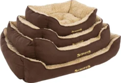 Comfortabele Zacht Gevoerde Hondenmand - Scruffs Cosy - Grijs, Bruin Of Beige - Maat S/M/L/XL - Kleur: Grijs, Maat: Medium -Dog Supplies 1200x826