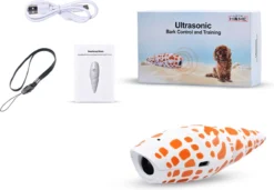Merkloos LotaHome - Anti Blaf Apparaat - Hondentrainer Voor Binnen En Buiten - Bereik Tot 15 Meter - Diervriendelijk - Zonder Schok - Ultrasone - Voor Alle Honden - Inclusief Clicker -Dog Supplies 1200x833