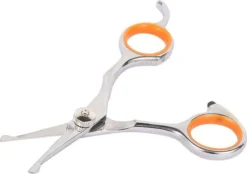 Dog Supplies 10 Merkloos Premium Gebogen Trimschaar Honden - Huisdier Trimmen - Hoofd, Poten Ogen & Oren - Kat & Hond Knippen - Veilige Schaar