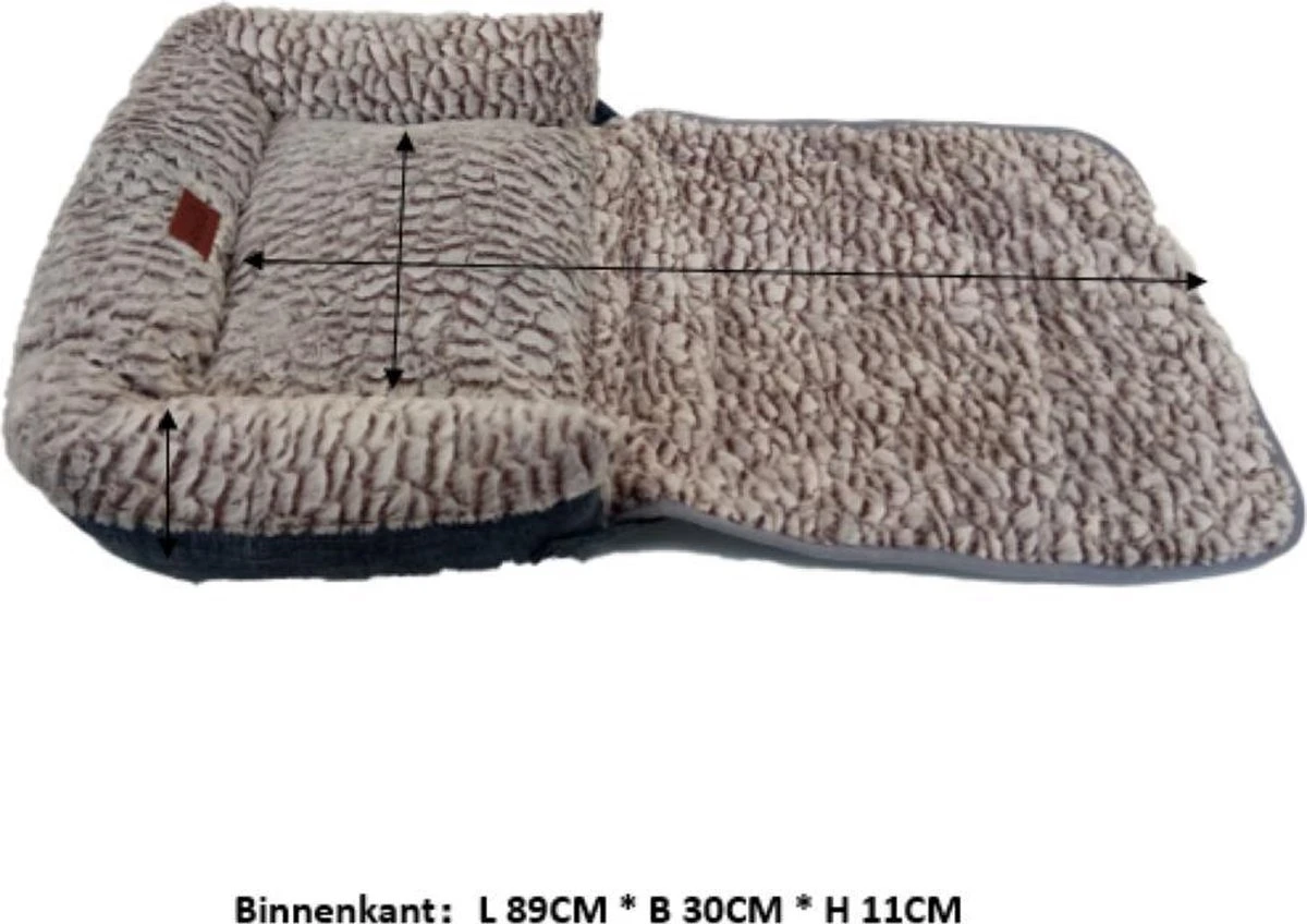 Cannie NEW Comfortabele - Hondenmand - Hondenbed - Warme Winter - 60*50*16 - Blauw 10 Cannie NEW Comfortabele - Hondenmand - Hondenbed - Warme Winter - 60*50*16 - Blauw - Afbeelding 10