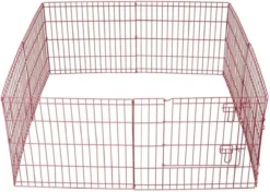 Topmast Puppyren Uitvouwbaar - Roze - 560 Cm Omtrek - 60 Cm Hoog - Opvouwbaar - XL Hondenren - Voor Binnen -Dog Supplies 1200x856 1