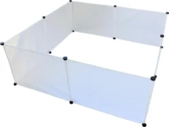 Lowander Kattenren Binnen & Buiten - Dierenren: Kittenren | Konijnenren | Puppyren - 100x100x70 Tot 140x140x50