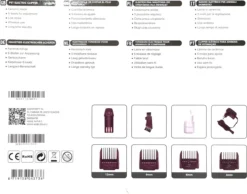 Nobleza Dieren Tondeuse Set - 4 Opzetkammen - Draadloos - Voor Huisdieren Katten & Honden -Dog Supplies 1200x943