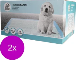 Homestyle Budget Trainingsmat - Zindelijkstraining - 2 X 100 Stuks 58x58 Cm -Dog Supplies 1200x946